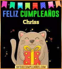 GIF Feliz Cumpleaños Chriss